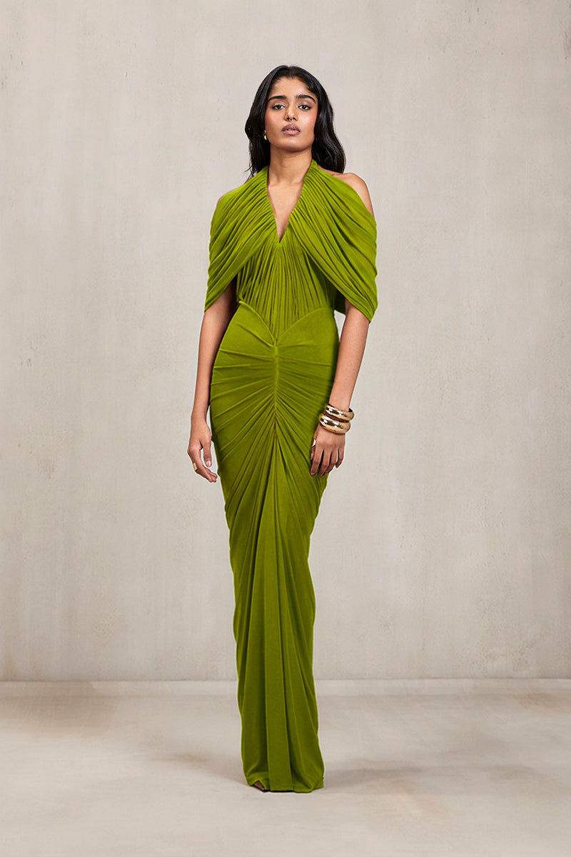 slim fit dress slacks ESSI GREEN