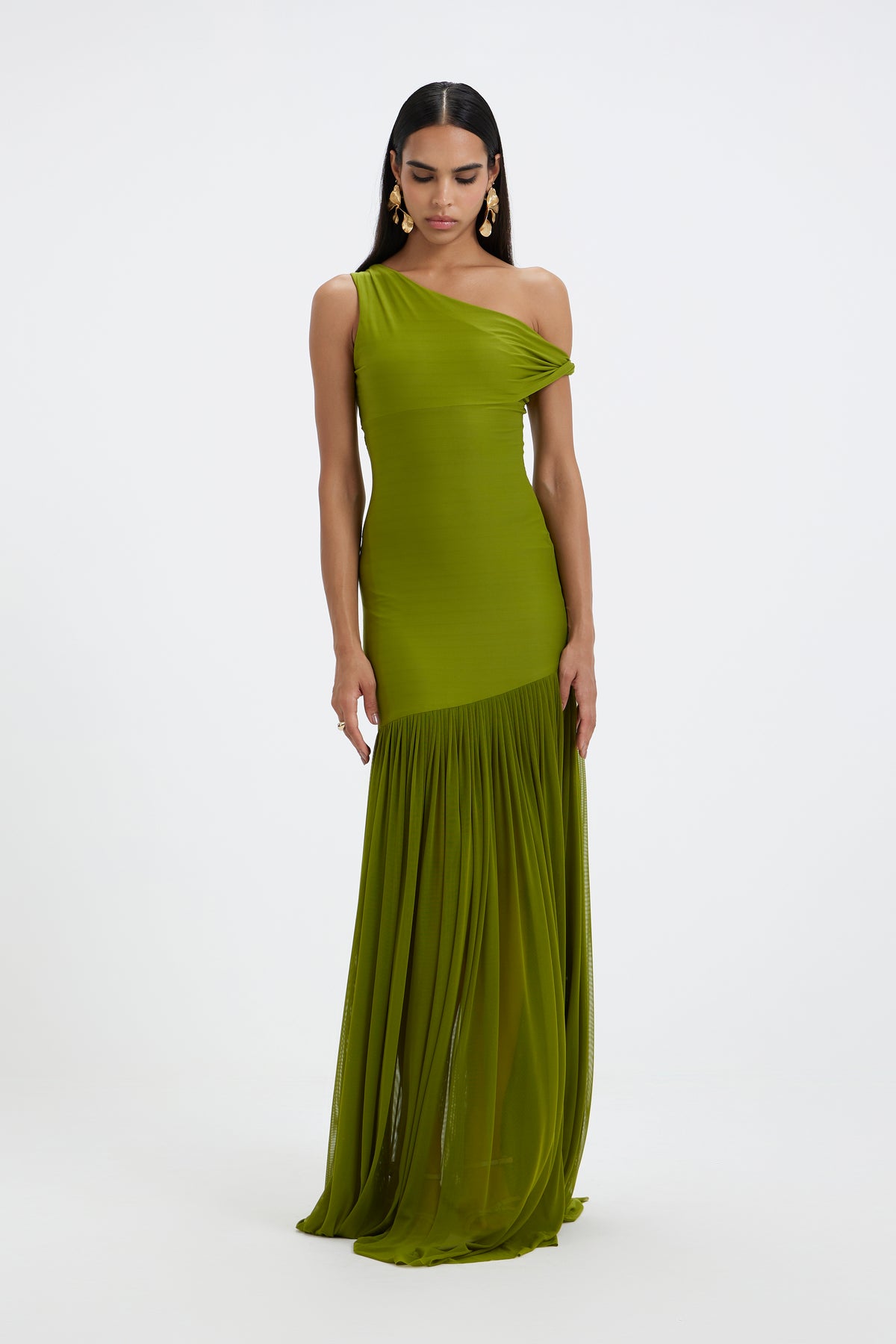nellie dress in green deme by gabriella Deme By Gabriella | Dresses | Elegant Oneshoulder Nellie Dress Green Deme By Gabriella