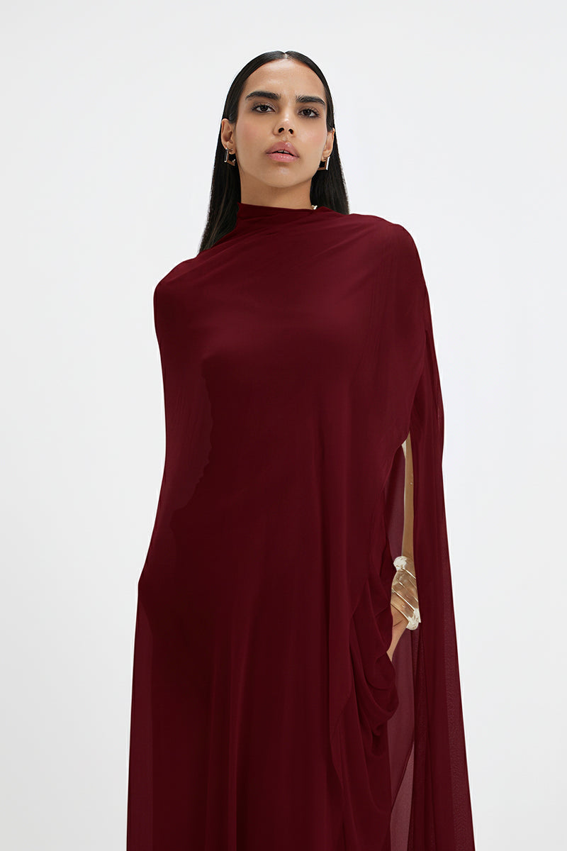 Stacie - Burgundy