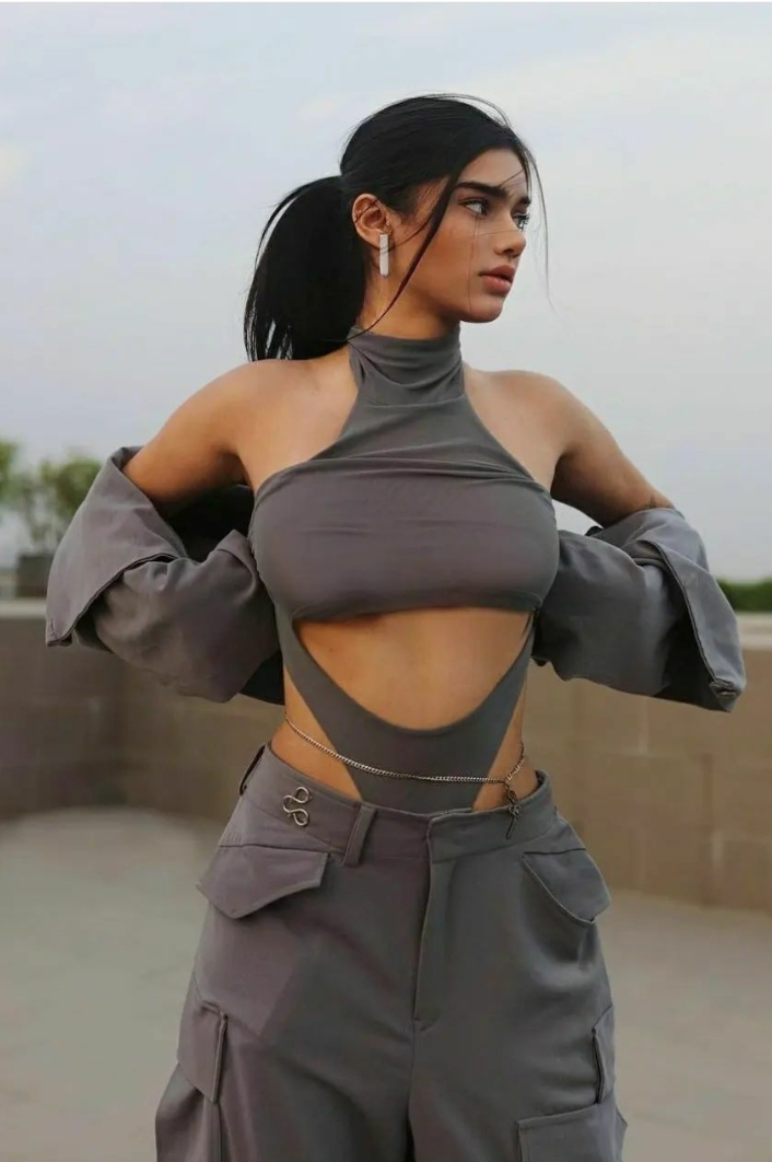 Afsa In Grey Co-ord Set