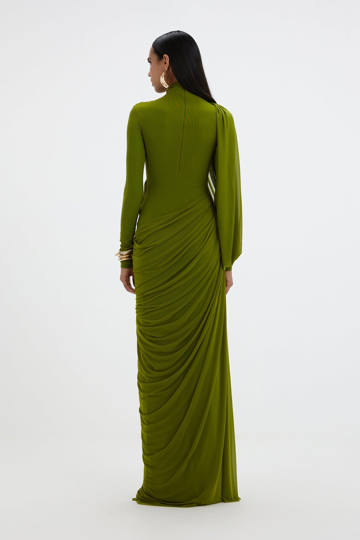 deme green dress Auriella Dress