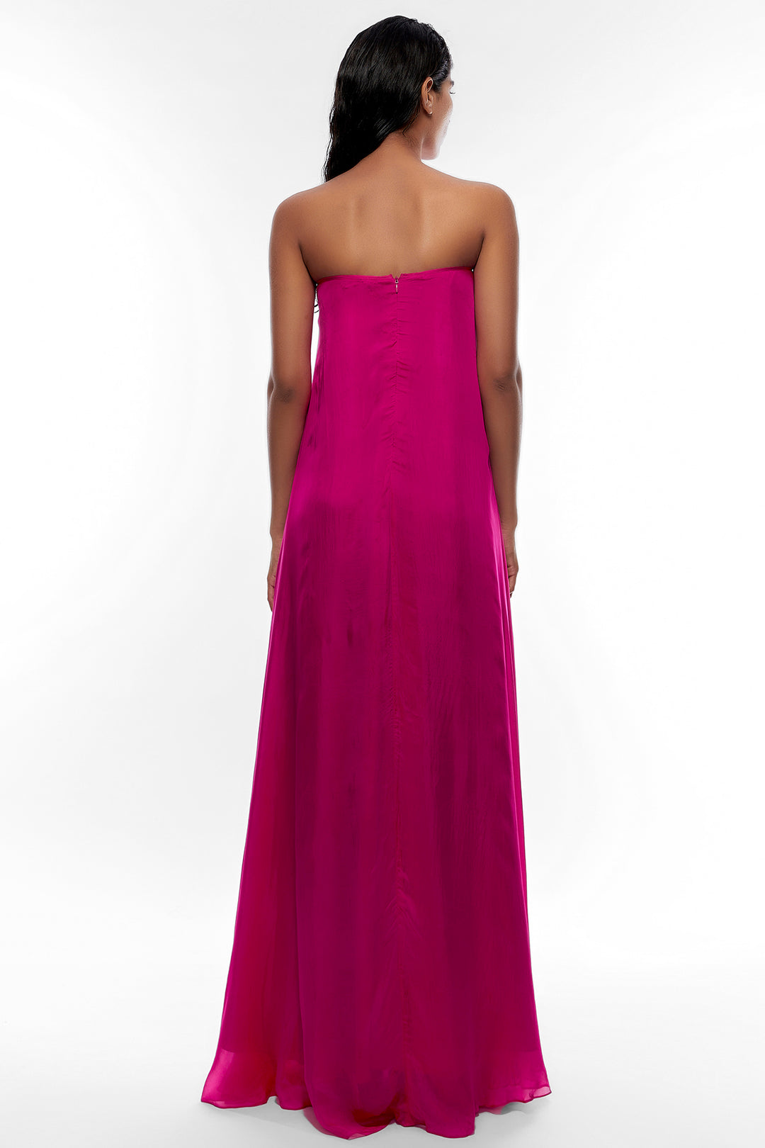 Hot Pink Tube Gown