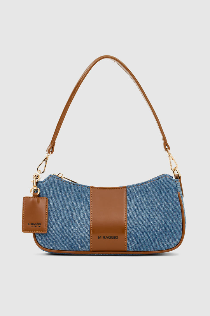 Bella Denim Shoulder Bag