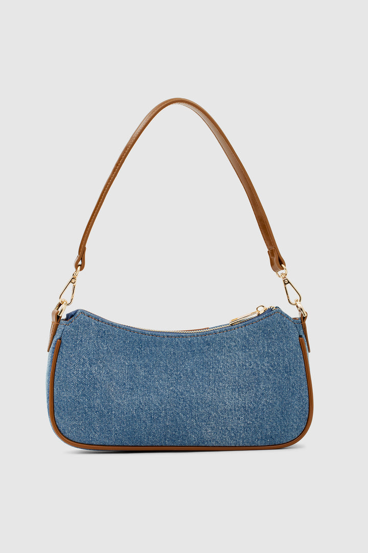 Bella Denim Shoulder Bag