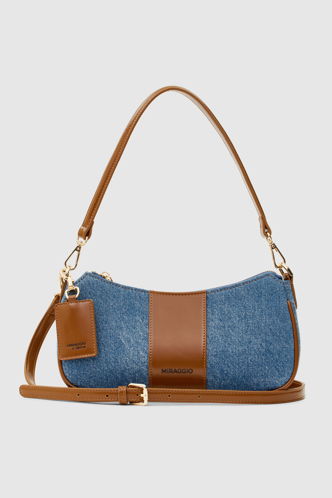 Bella Denim Shoulder Bag