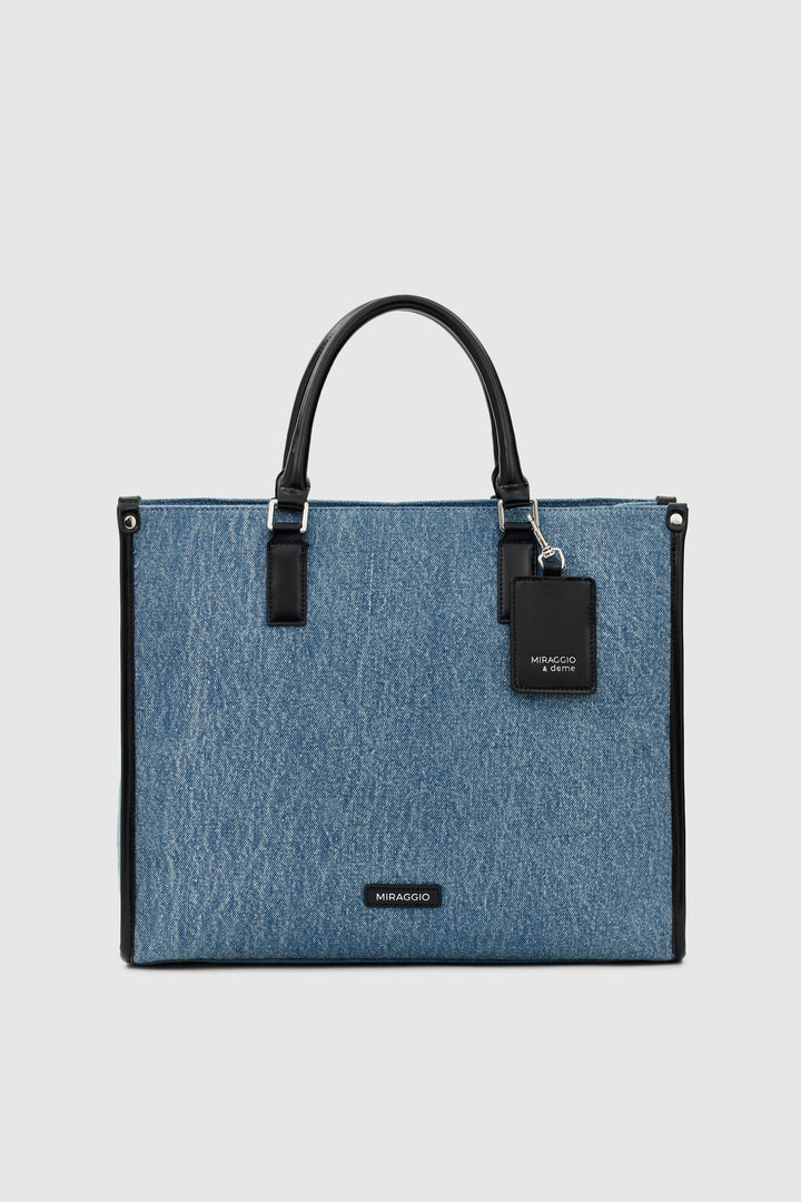 Denice Denim Tote Bag