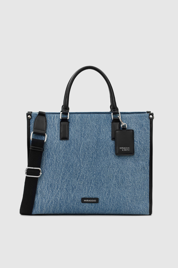 Denice Denim Tote Bag